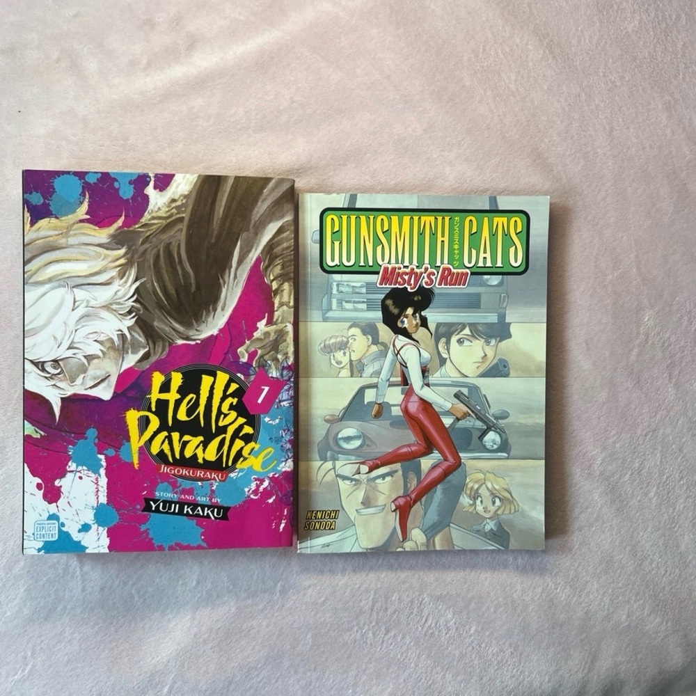 Hell's Paradise and Gunsmith Cats Manga Set